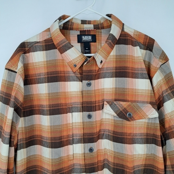 Alaskan Hardgear AKHG‎ Boar's Nest Standard Fit Rugged Flannel Button Down Shirt - Picture 2 of 8